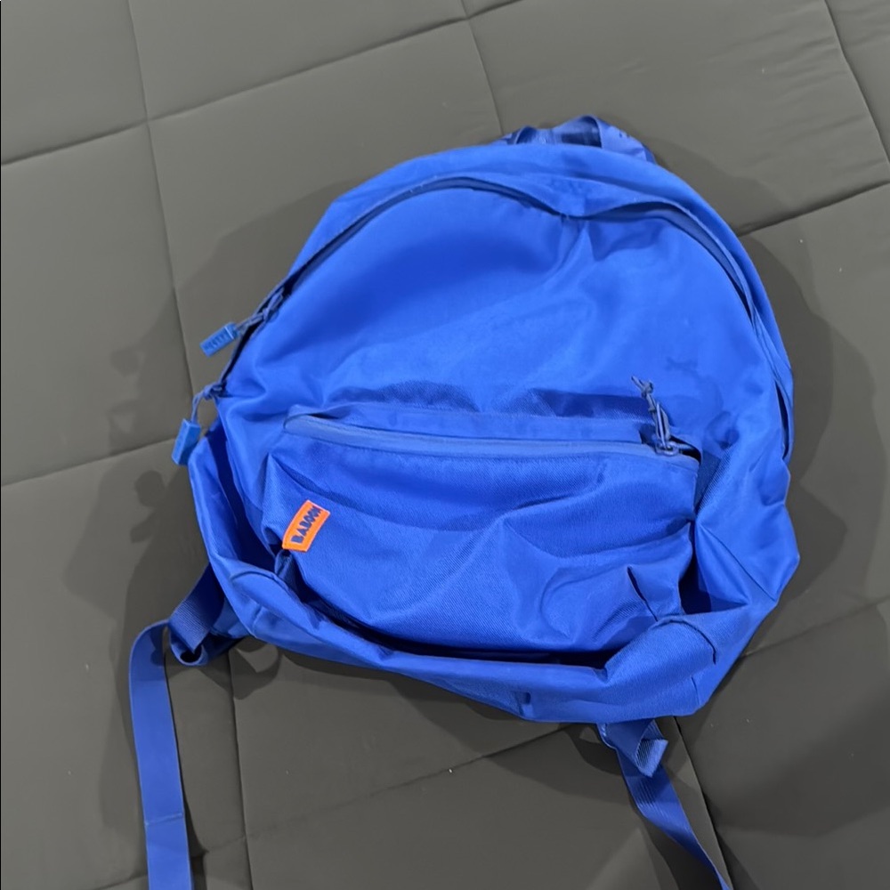 Vibrant Blue Classic Backpack with Matching Straps